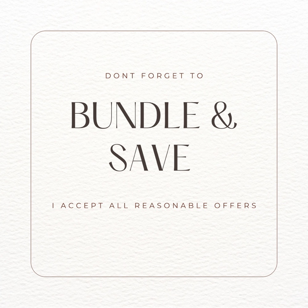 Bundle items at a discounted price!
